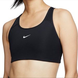 Nike swoosh dri  fit sports bra